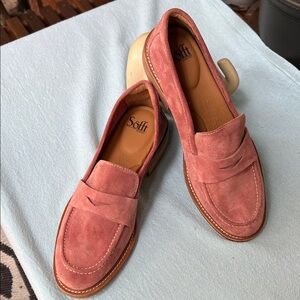 Söfft Dusty Rose Suede Loafers